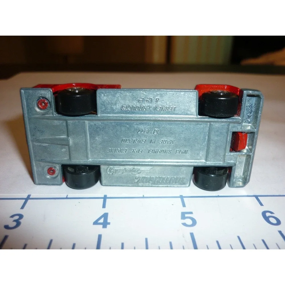 Vintage Matchbox Superfast No 13 Snorkel Fire Engine Lesney 1977 Red England